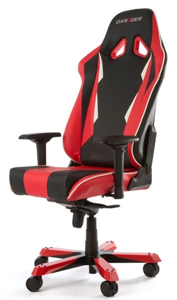 DXRacer Sentinel Spelstol - R&ouml;d Svart