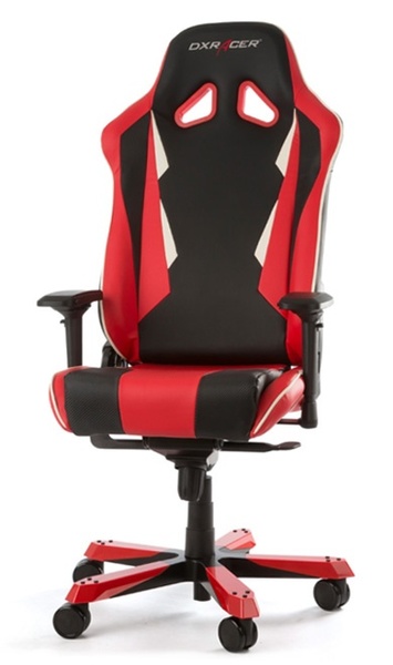DXRacer Sentinel Spelstol - R&ouml;d Svart