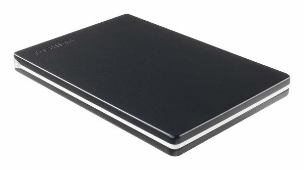 Toshiba Canvio Slim 2TB - External HDD, Black