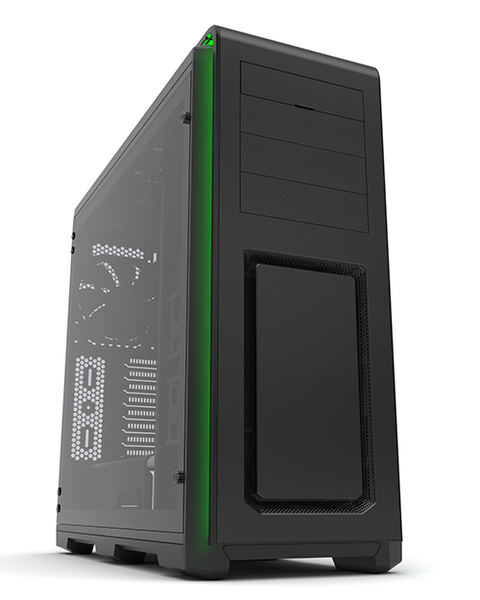 Phanteks Enthoo Luxe Full Tower Case. Tempered Glass Window. Black /Multi colors LED