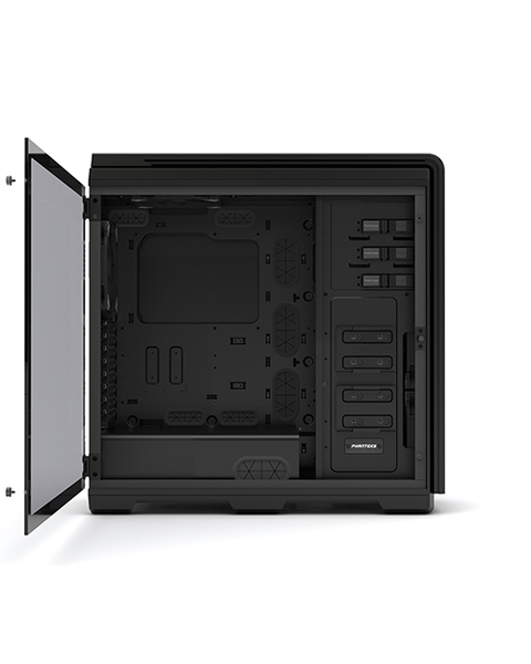 Phanteks Enthoo Luxe Full Tower Case. Tempered Glass Window. Black /Multi colors LED