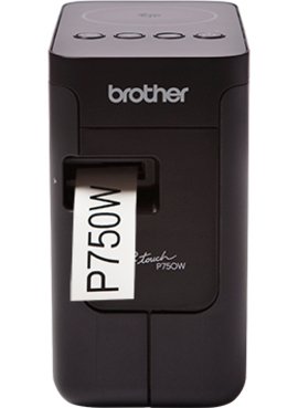 Brother P-Touch PT-P750WSP - Lipuketulostin - l&auml;mp&ouml;siirto - Rulla (2,4 cm) - jopa 30 mm/s - USB 2.0, Wi-Fi, NFC
