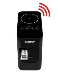 Brother P-Touch PT-P750WSP - Lipuketulostin - l&auml;mp&ouml;siirto - Rulla (2,4 cm) - jopa 30 mm/s - USB 2.0, Wi-Fi, NFC