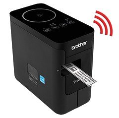 Brother P-Touch PT-P750WSP - Lipuketulostin - l&auml;mp&ouml;siirto - Rulla (2,4 cm) - jopa 30 mm/s - USB 2.0, Wi-Fi, NFC