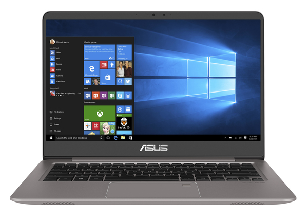 Asus 14" ZenBook UX410UA, 256GB, Win 10 Home - Notebook, Grey