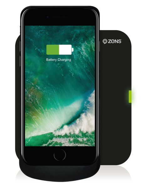 ZENS Latauskuori QI Langaton iPhone7/6/6S Musta