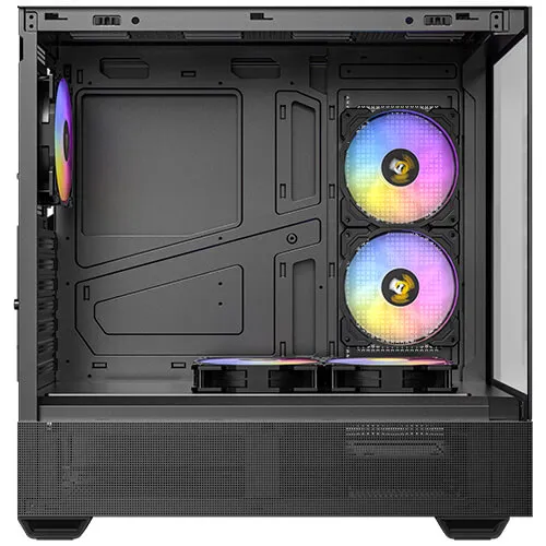 Antec CX705 ARGB Midi-Tower Case with window, with RGB lighting, Black