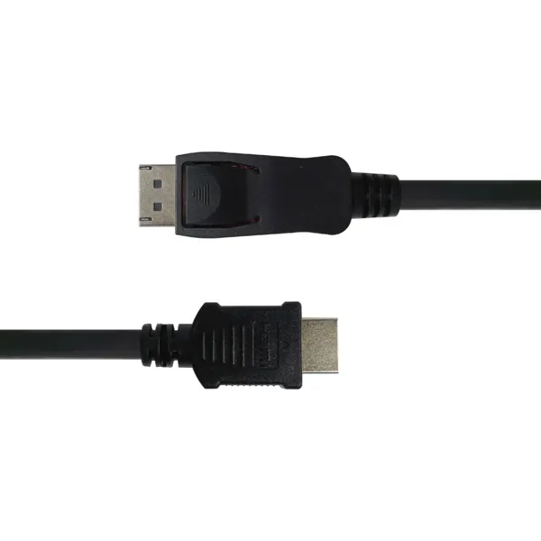 Deltaco DisplayPort to HDMI cable, 4K UHD, 1m, black