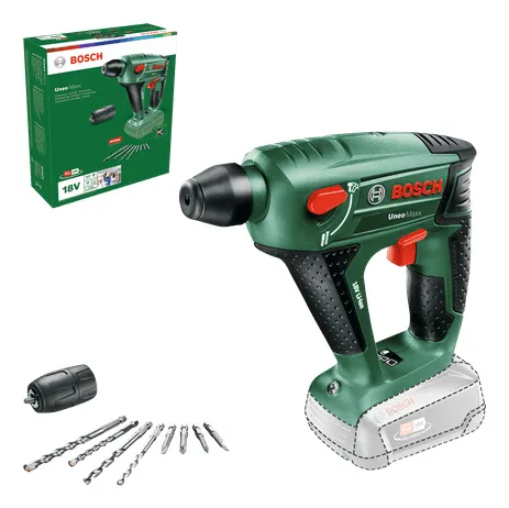 Bosch cordless rotary hammer Uneo Maxx solo, 18Volt&nbsp;(green / black, without battery and charger)