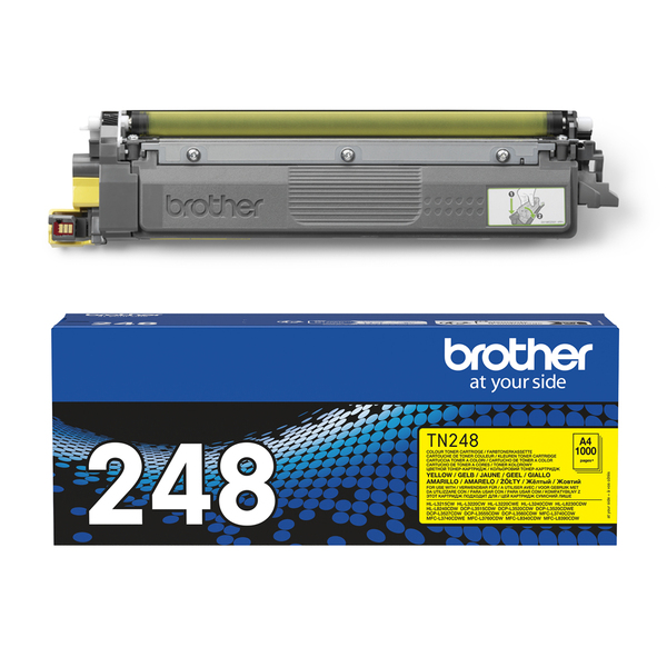 TN248Y Yellow toner cartridge, 1K