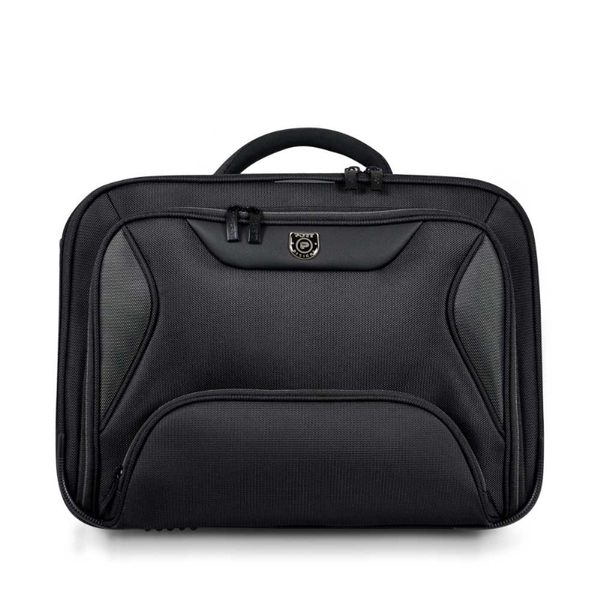 PORT Manhattan Clamshell BF - Kannettavan tietokoneen kantolaukku - 15.6" - musta