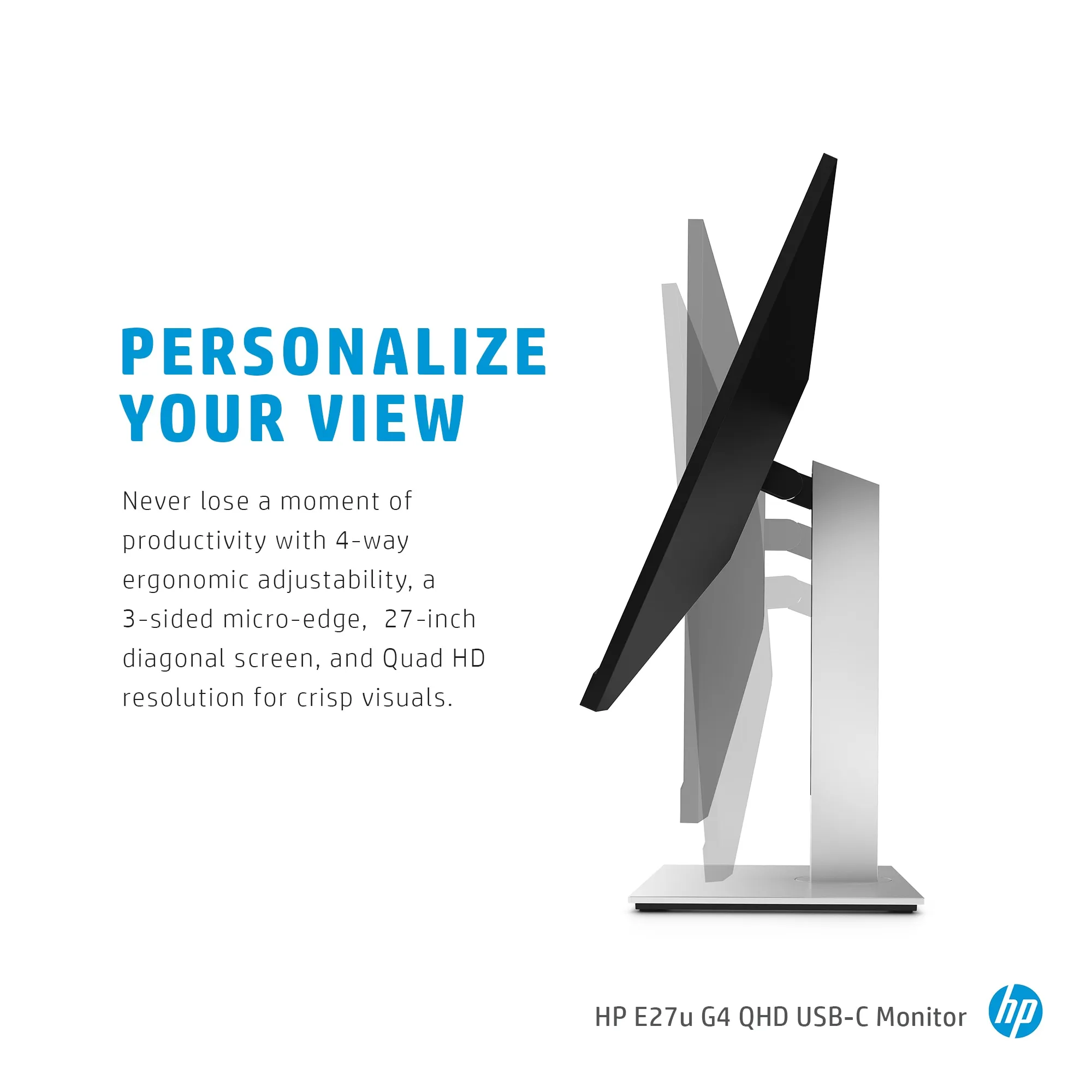HP 24" E24u G4, Full HD, USB-C, IPS - monitor HP 24" E24u G4, Full HD, USB-C, IPS - monitor