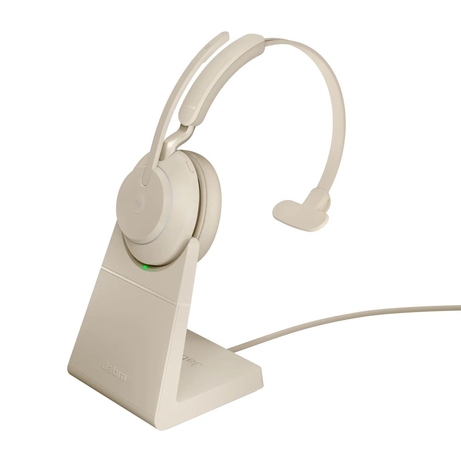 Jabra Evolve2 65 MS -langaton monokuuloke + latausteline, beige