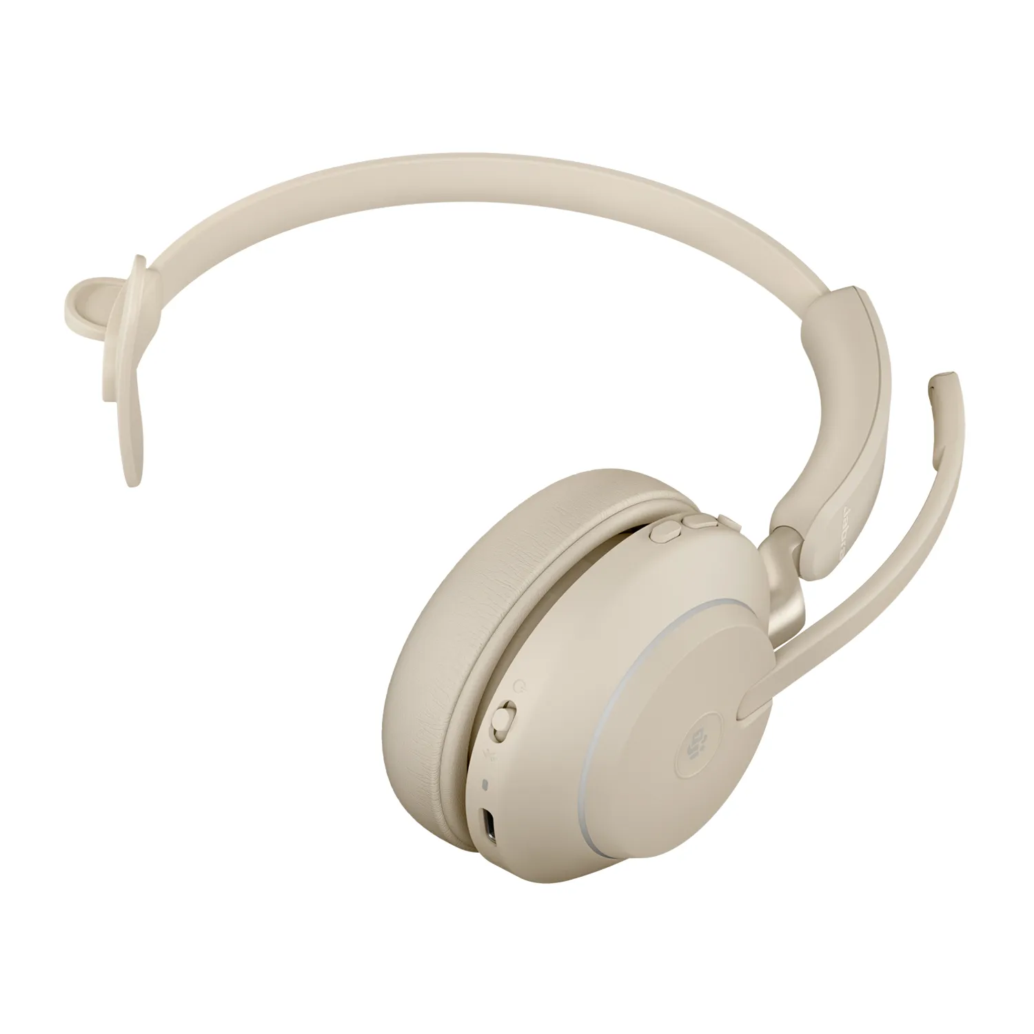 Jabra Evolve2 65 MS -langaton monokuuloke + latausteline, beige