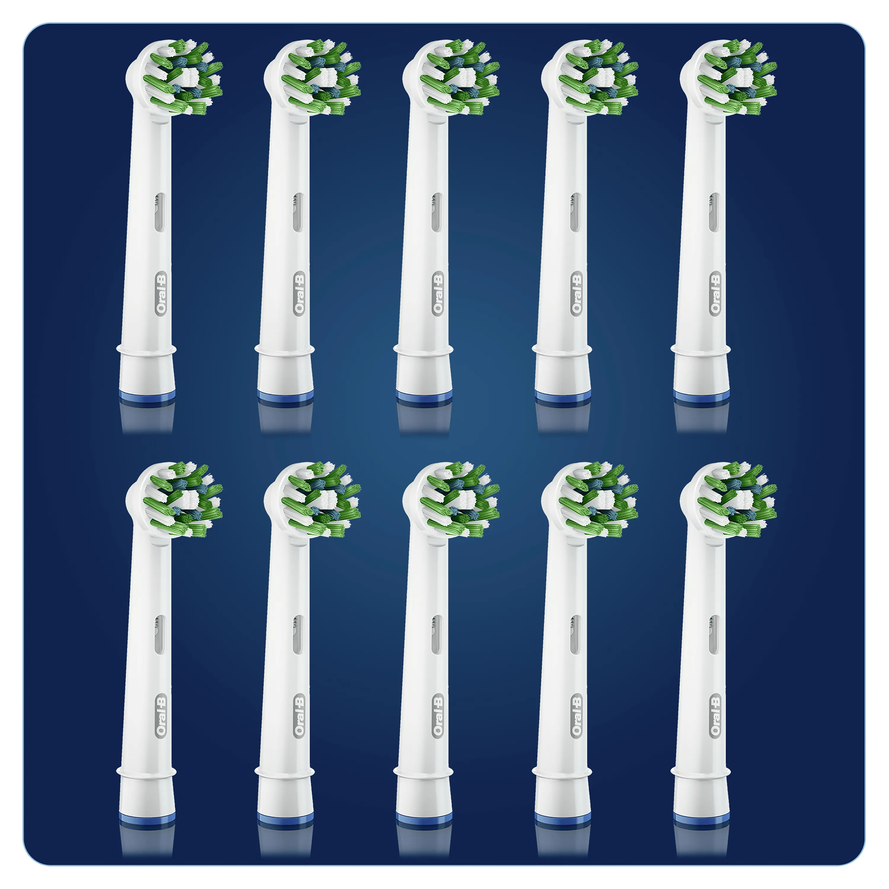 Braun Oral-B Cross Action - borsthuvud, 10-pack