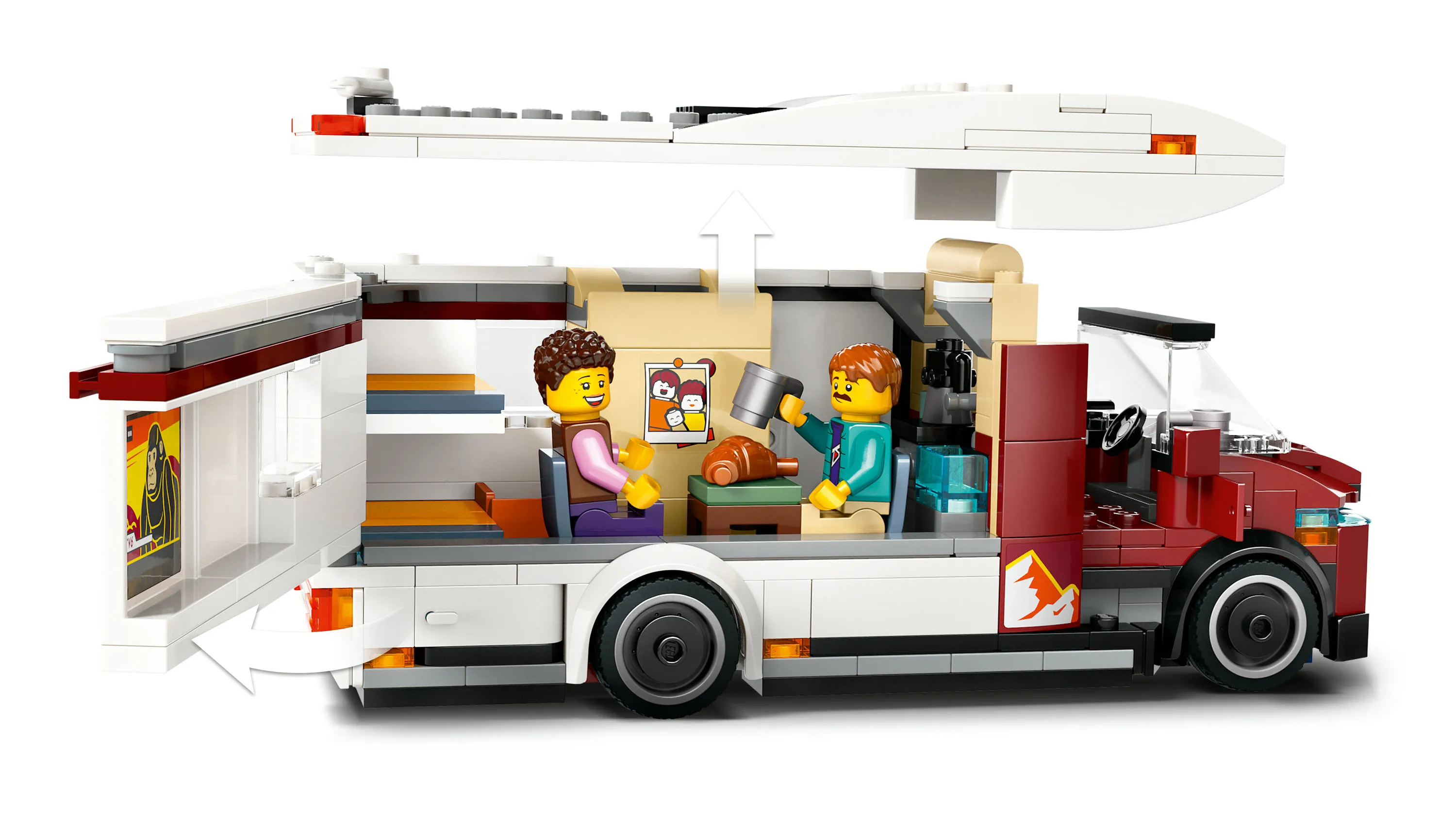 LEGO City Seikkailulomalaisten matkailuauto 60454