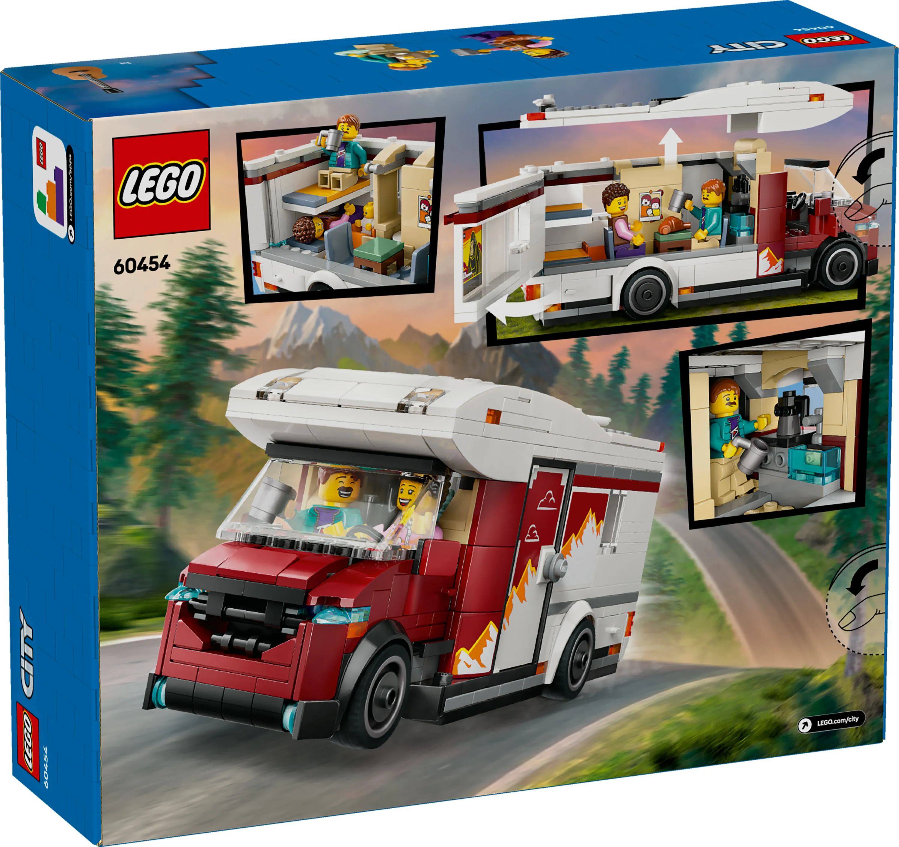 LEGO City Seikkailulomalaisten matkailuauto 60454