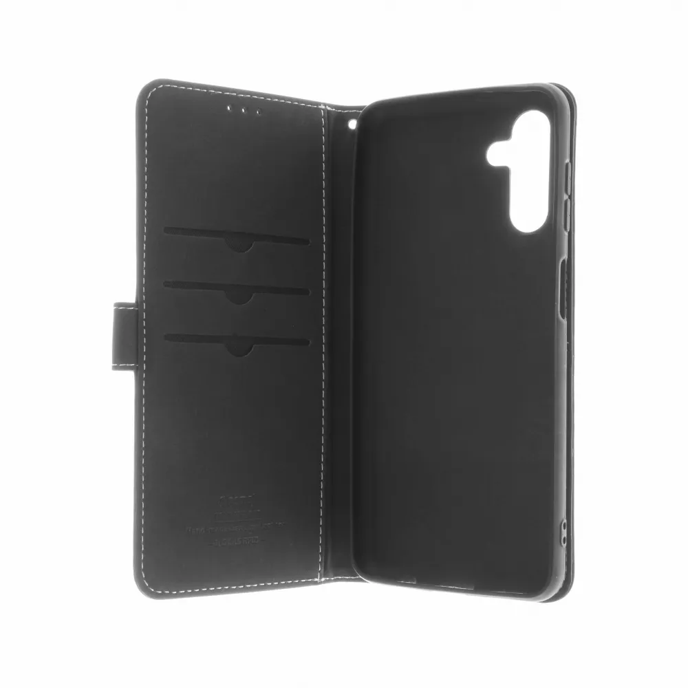 Insmat Flip Case, Galaxy A13 5G - pl&aring;nboksfodral, Svart