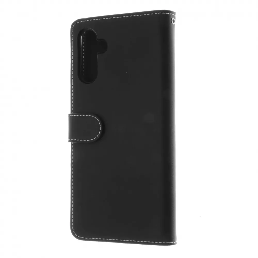 Insmat Flip Case, Galaxy A13 5G - pl&aring;nboksfodral, Svart
