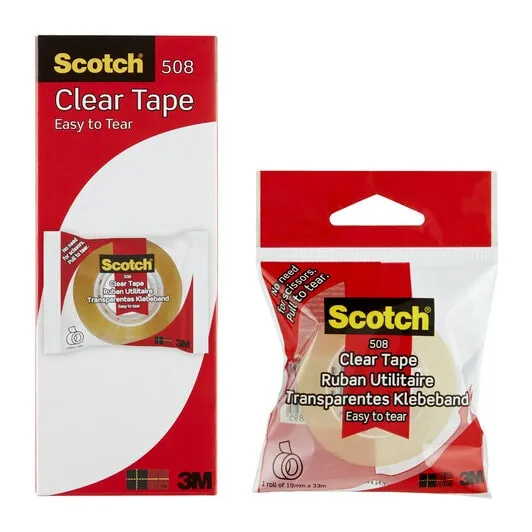 Tape Scotch 508 19mmx33m flowpack