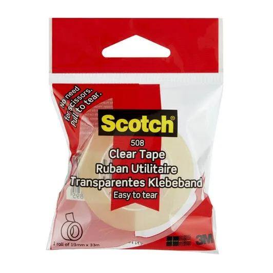 Tape Scotch 508 19mmx33m flowpack