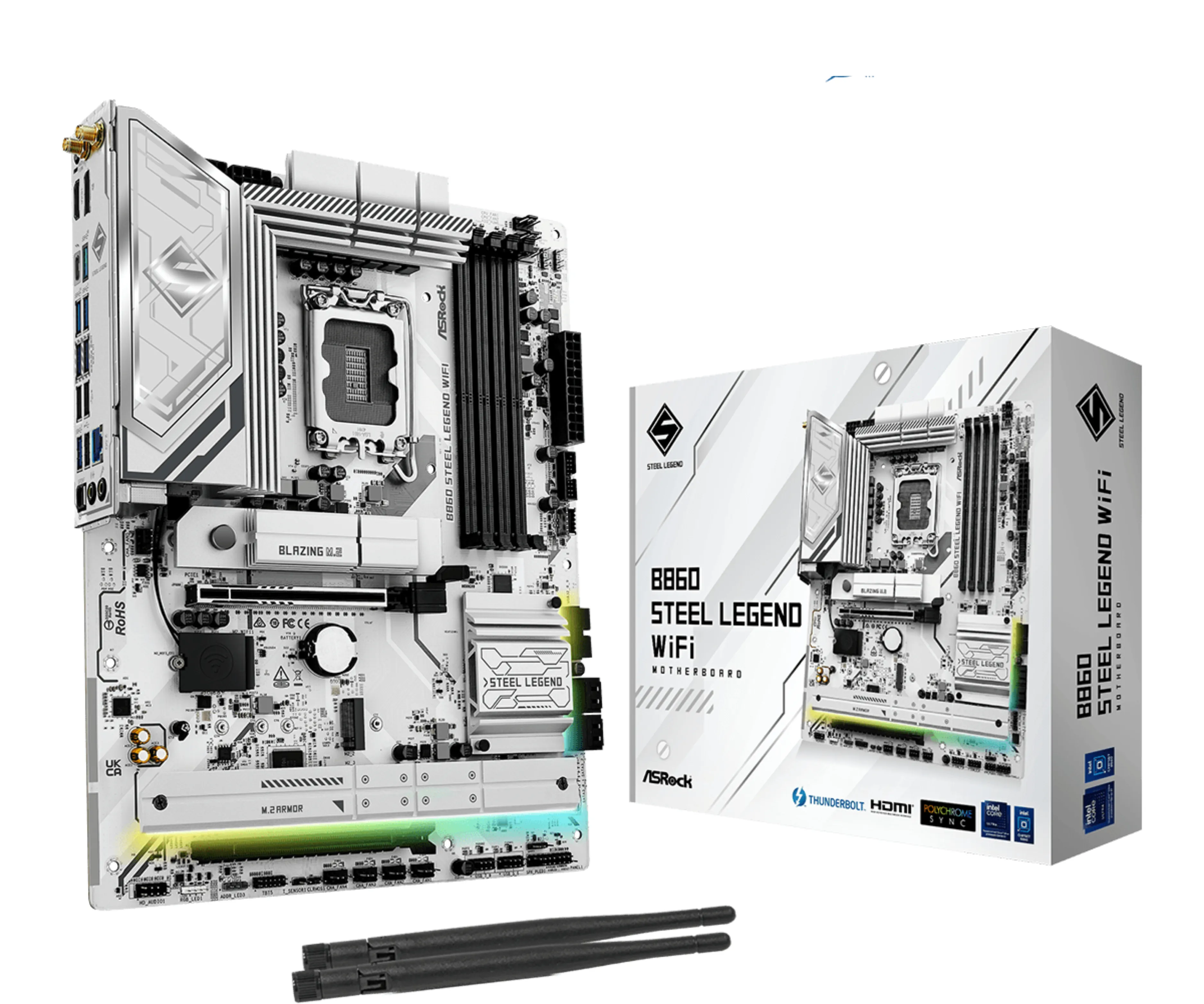 ASRock B860 Steel Legend WiFi 6E LGA 1851 ATX DDR5 - moderkort