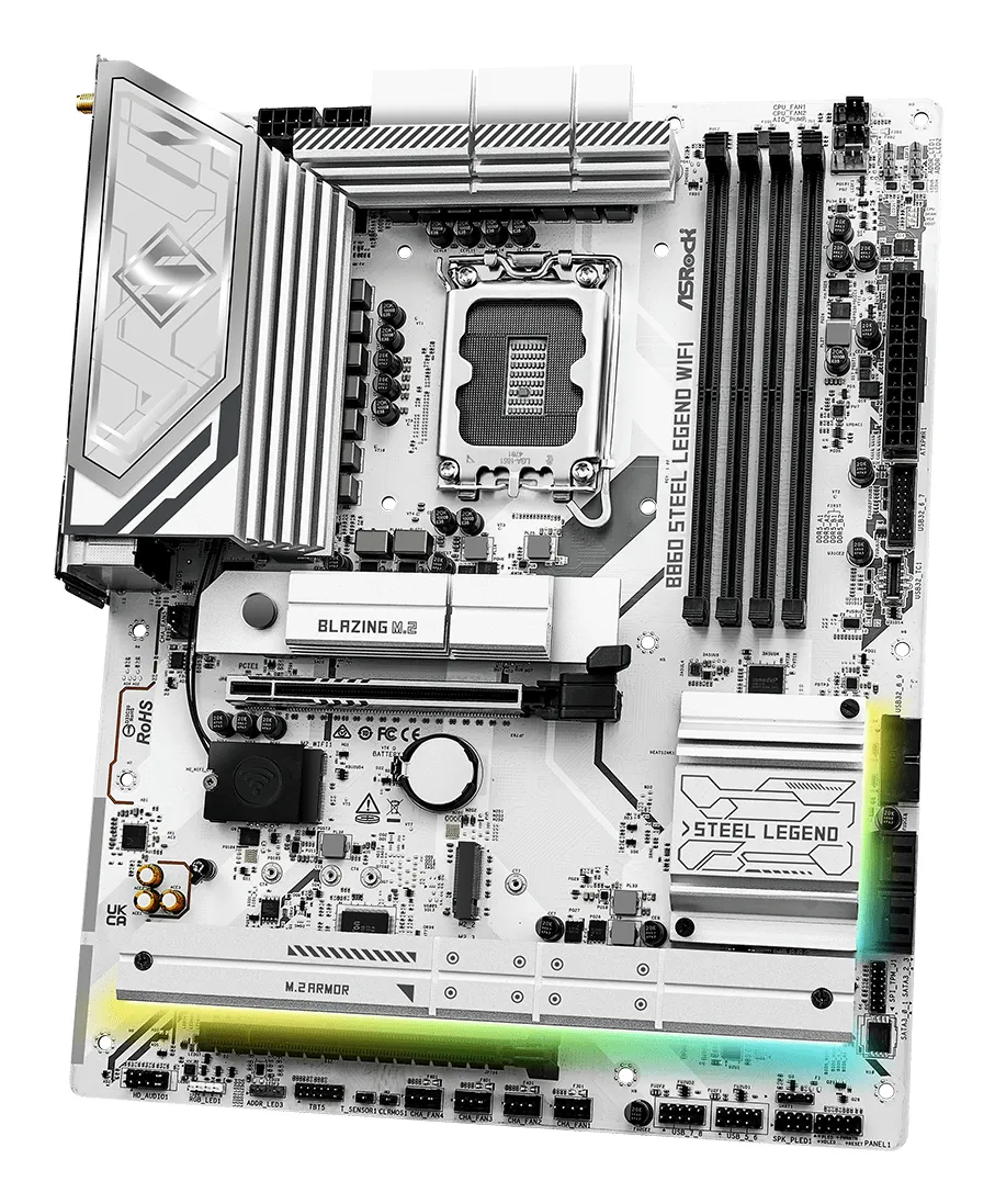 ASRock B860 Steel Legend WiFi 6E LGA 1851 ATX DDR5 - moderkort