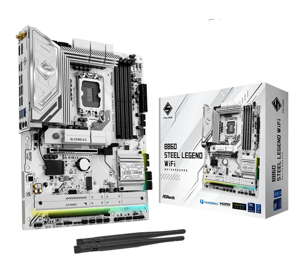 ASRock B860 Steel Legend WiFi 6E LGA 1851 ATX DDR5 - moderkort