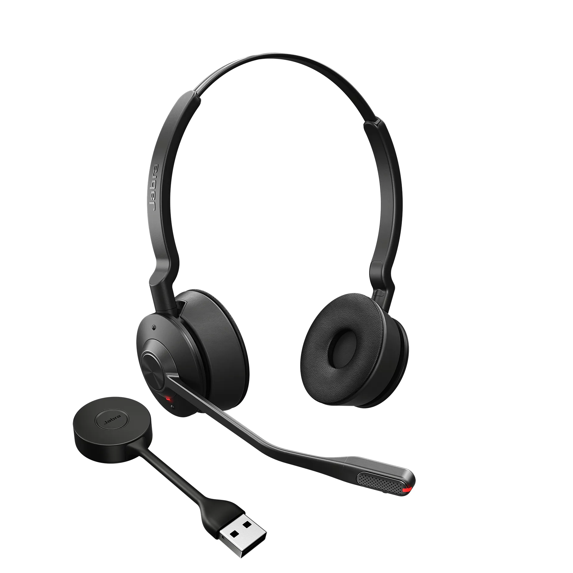 Jabra Engage 55 Wireless Mono Headset with USB-A adapter, Black