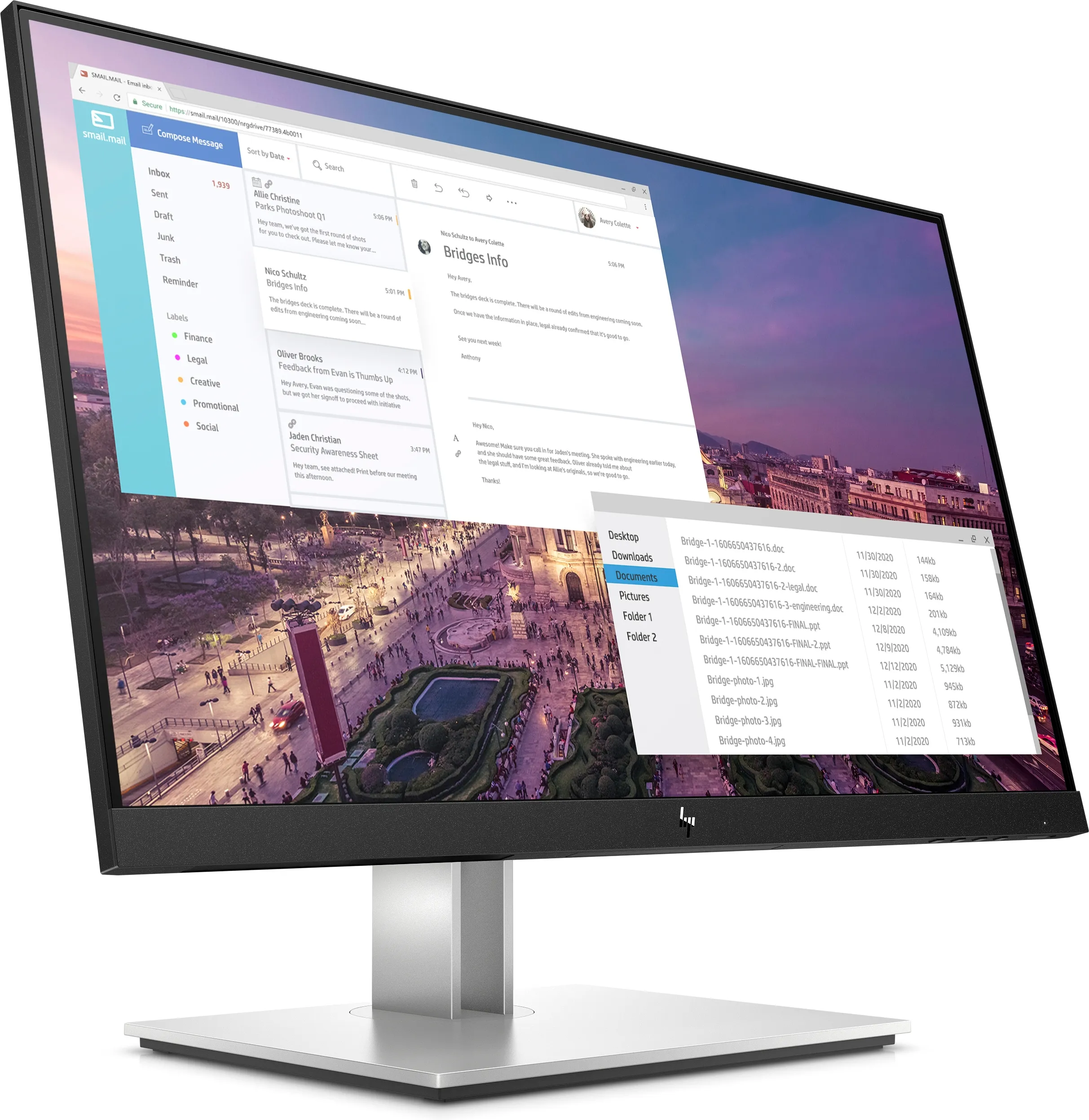 HP 23" E23 G4, Full HD, IPS - monitor