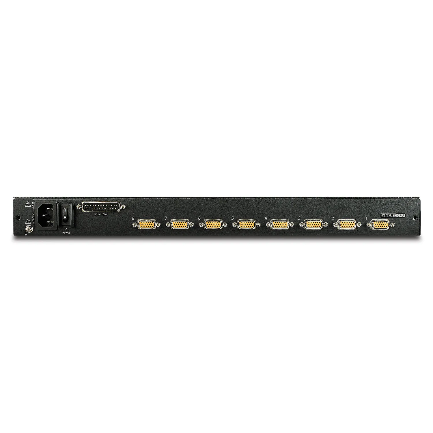APC 17" Rack LCD Console with Integrated 8 Port Analog KVM Switch. HUOM: jenkki-n&auml;pp&auml;imist&ouml; !