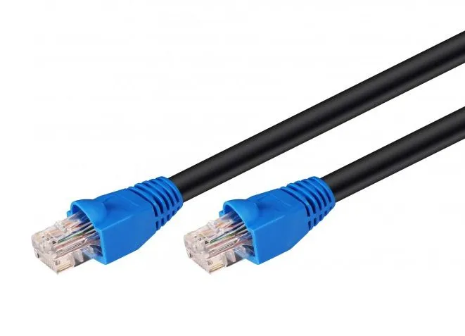 MicroConnect Cat6 U/UTP Outdoor - network cable, 0.5m, Black