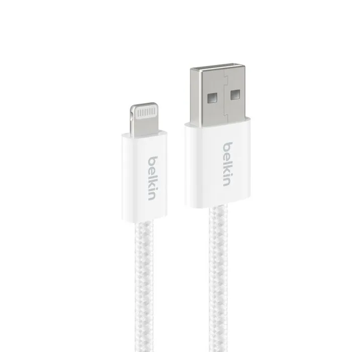 Belkin USB-A to Lightning cable, 1.5 m, White, 2 pcs