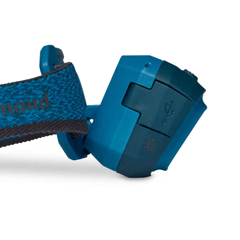 Black Diamond Storm 500-R headlamp, LED light (blue)