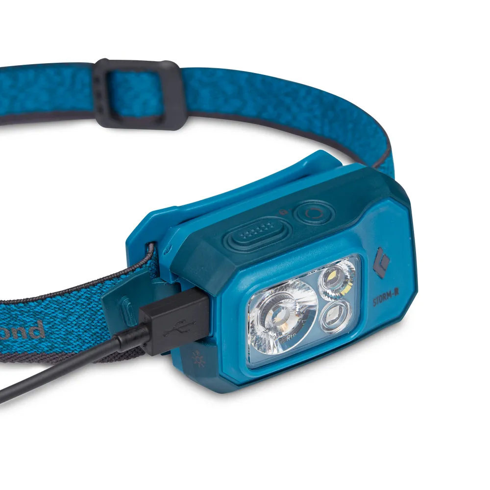 Black Diamond Storm 500-R headlamp, LED light (blue)