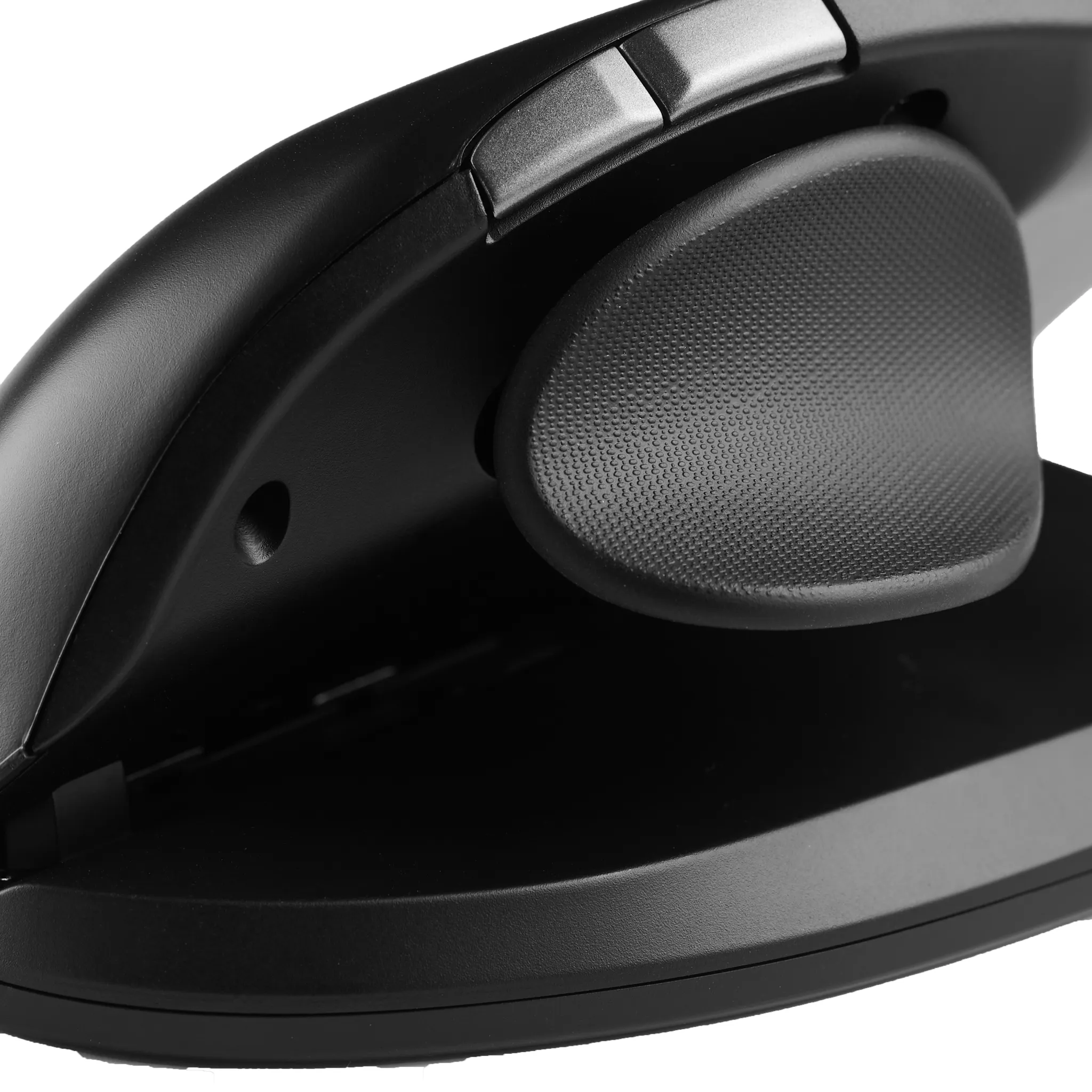 Contour Unimouse Left Wired Ergonomic Mouse, Black