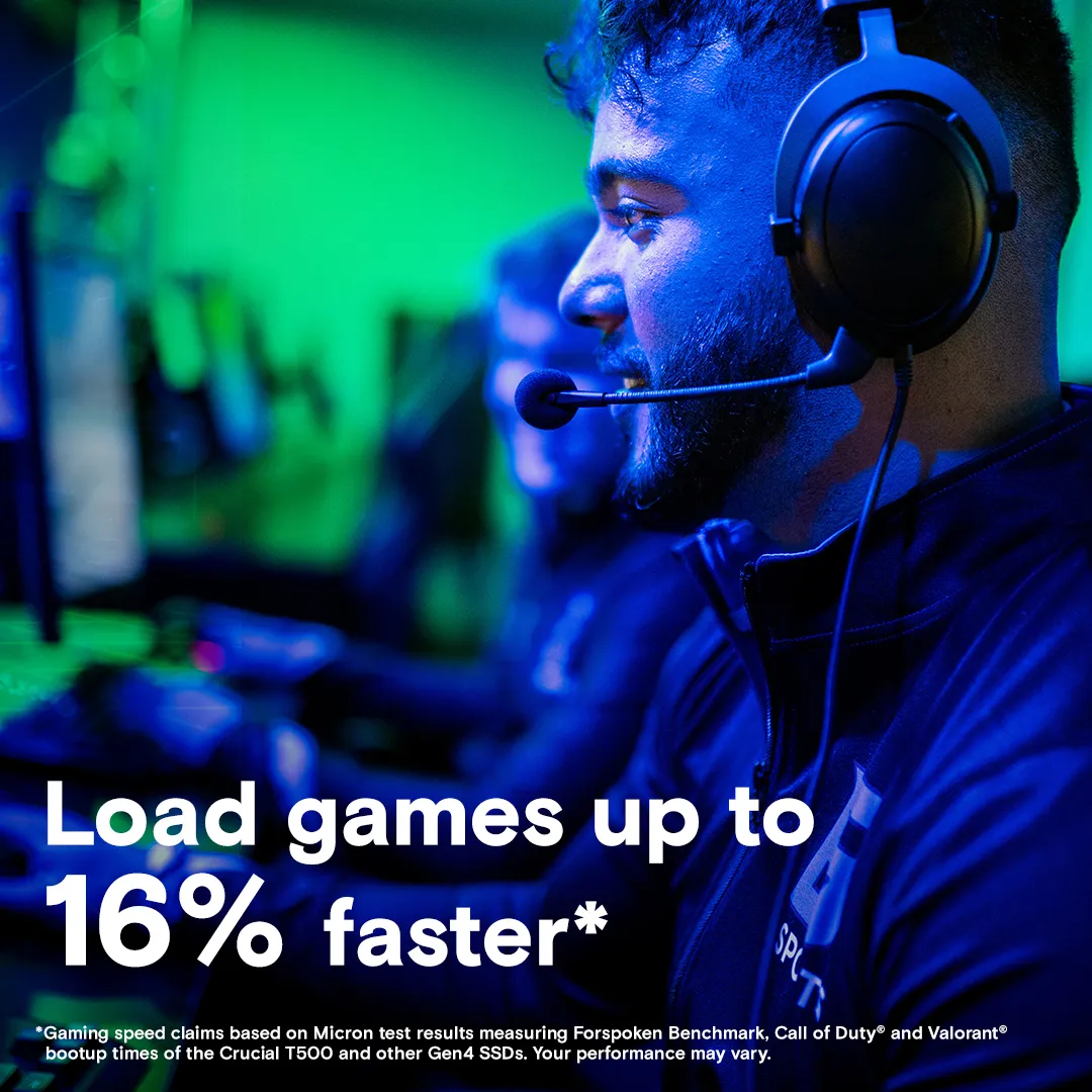 Crucial T500 Heatsink 4 TB M.2 PCIe 4.0 NVMe SSD