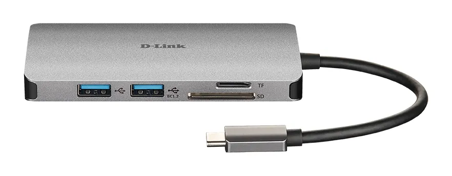 6-in-1 USB-C Hub with HDMI/Card Reader/Power Delivery