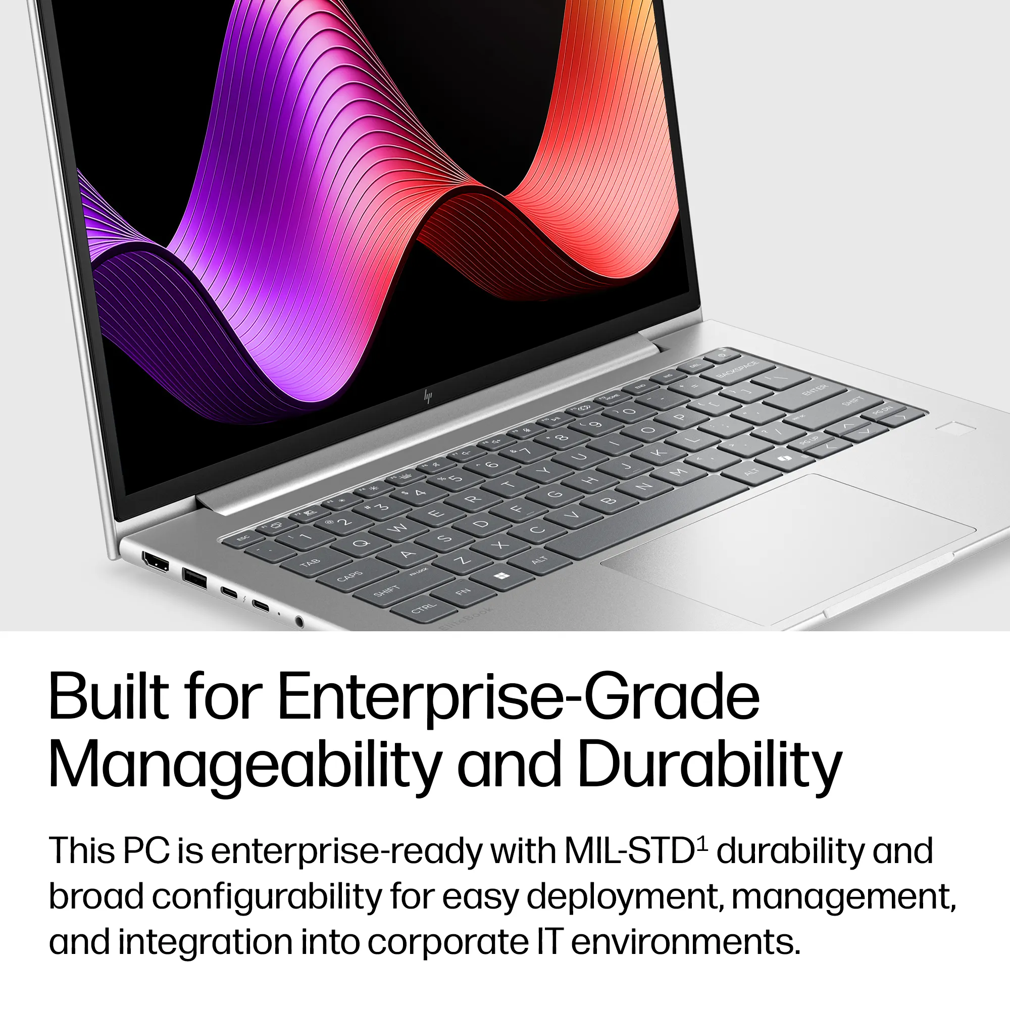 HP EliteBook 6 G2i 14" i5-1335U, 16GB, 512GB, Intel Iris Xe, Win 11 Pro - Notebook, Silver