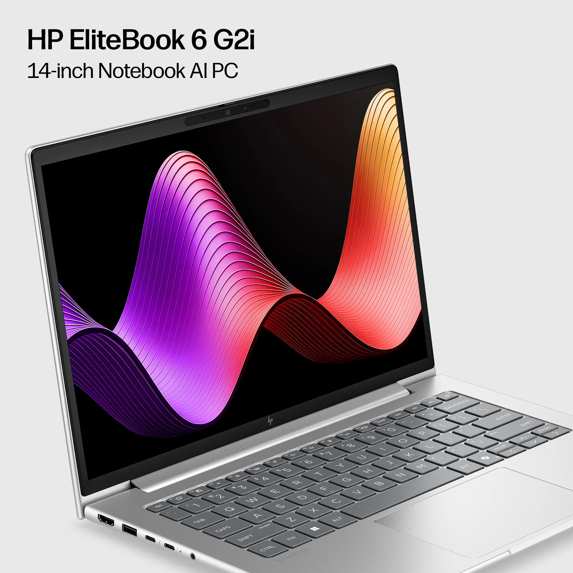 HP EliteBook 6 G2i 14" i5-1335U, 16GB, 512GB, Intel Iris Xe, Win 11 Pro - Notebook, Silver