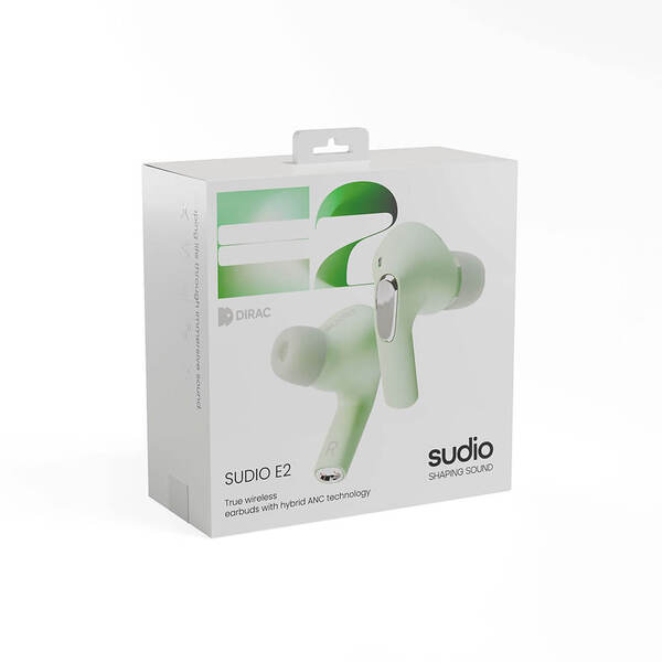 Sudio E2 True Wireless ANC - wireless earbuds, jade