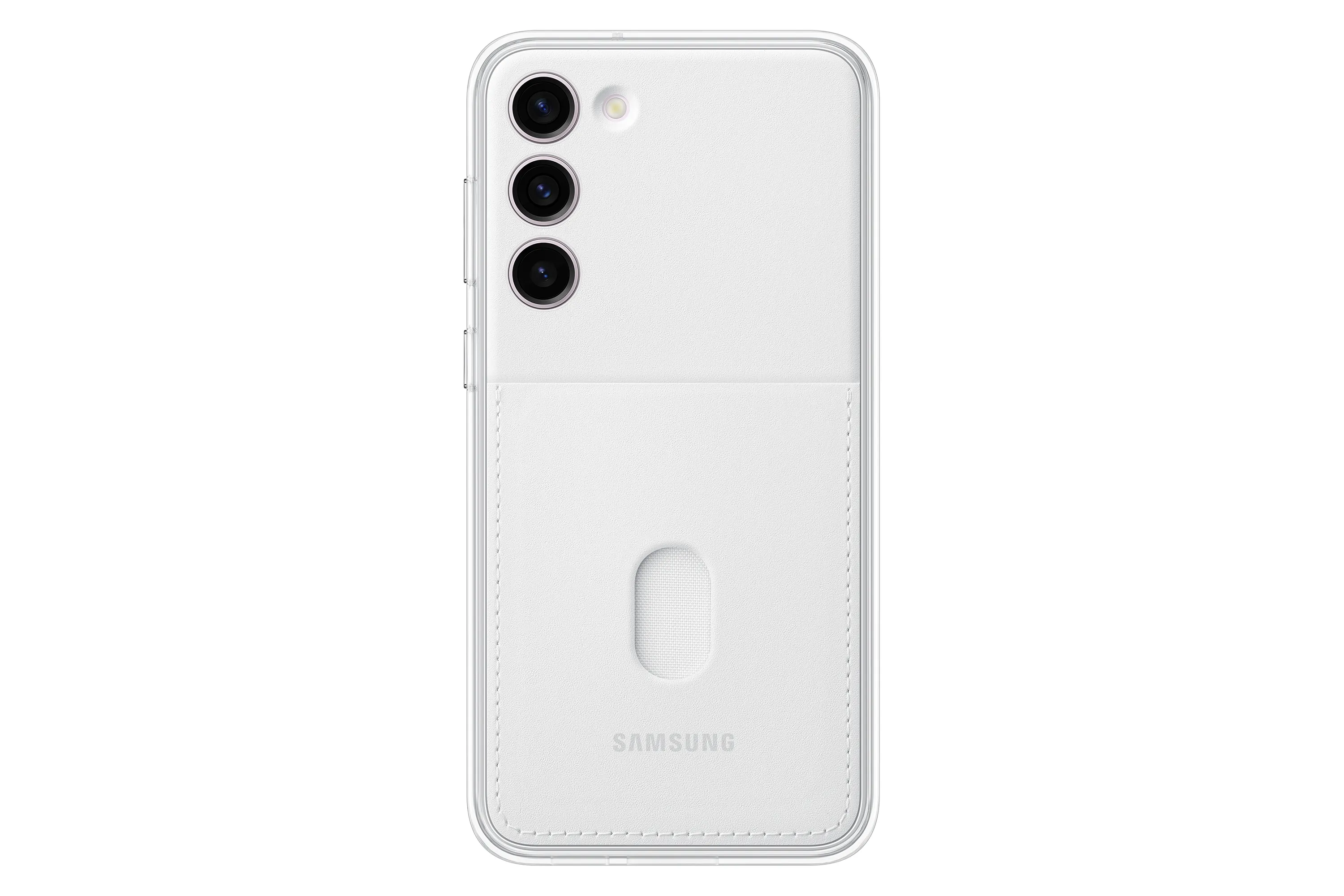 Samsung Galaxy S23+ Frame Cover - fodral, Vit Samsung Galaxy S23+ Frame Cover - fodral, Vit