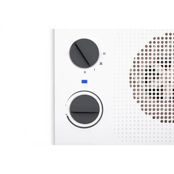 Black+Decker - fan heater, white/black, 2000W