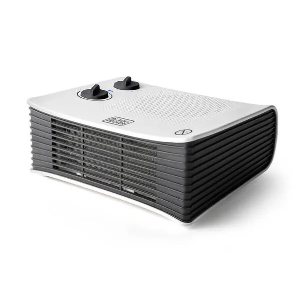 Black+Decker - fan heater, white/black, 2000W