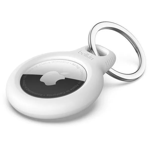 Belkin Secure Holder, AirTag - keychain, White