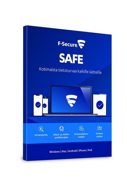 F-Secure SAFE  36 kk / 1 laite -tietoturvaohjelmisto, ESD - s&auml;hk&ouml;inen lisenssi