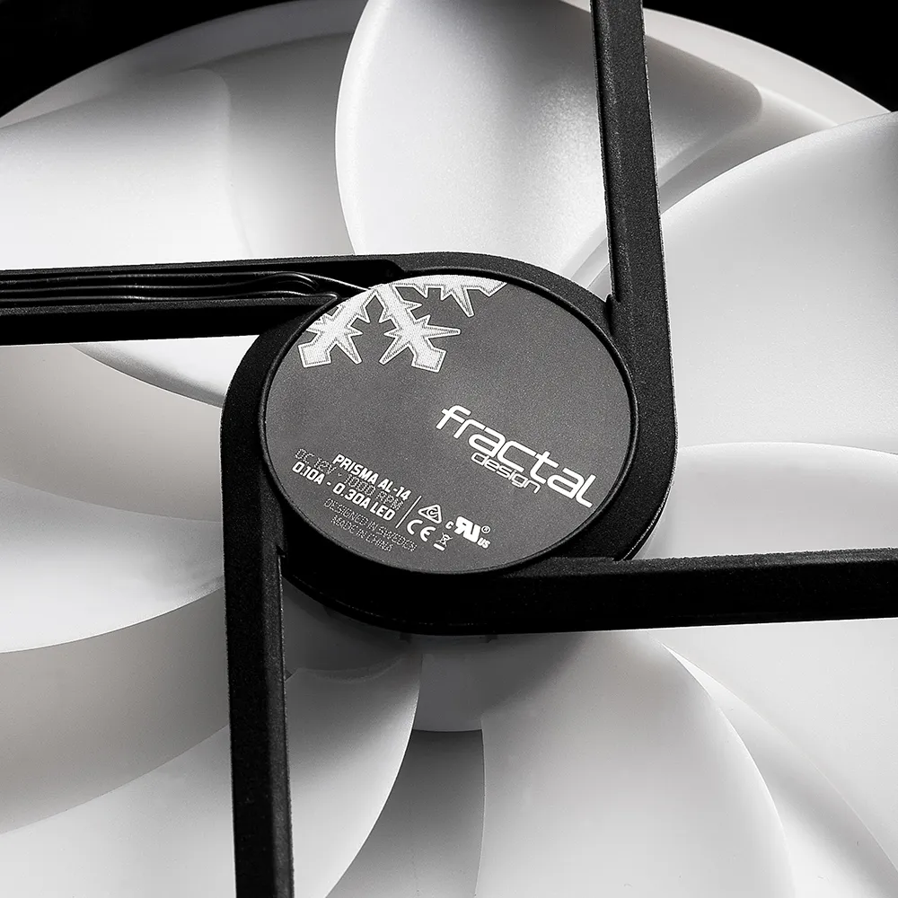 Fractal Design Prisma AL-14, PWM, ARGB, 140mm -kotelotuuletin, musta