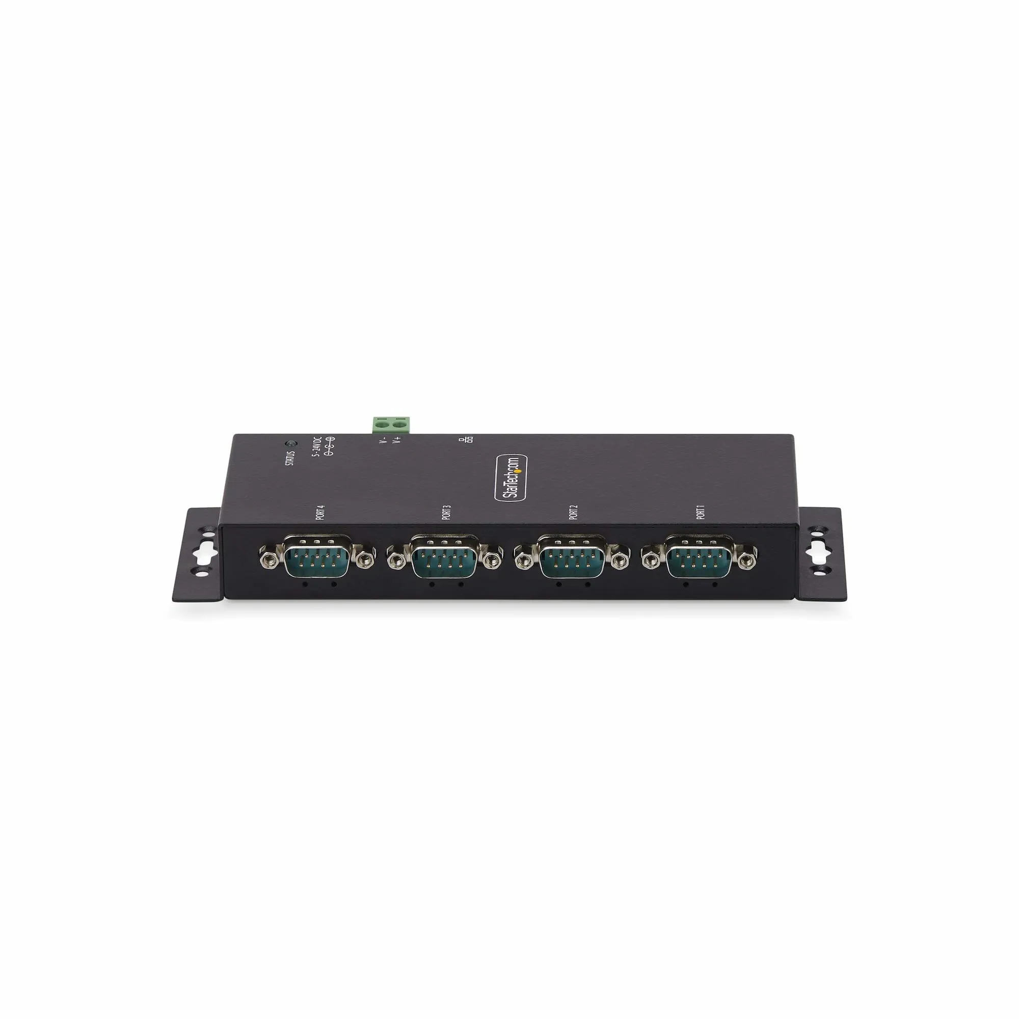STARTECH.COM 4-Port Serial to Ethernet Adapter IP Serial Device Server For Remote RS232 Devices Wall/DIN Rail LAN to DB9
