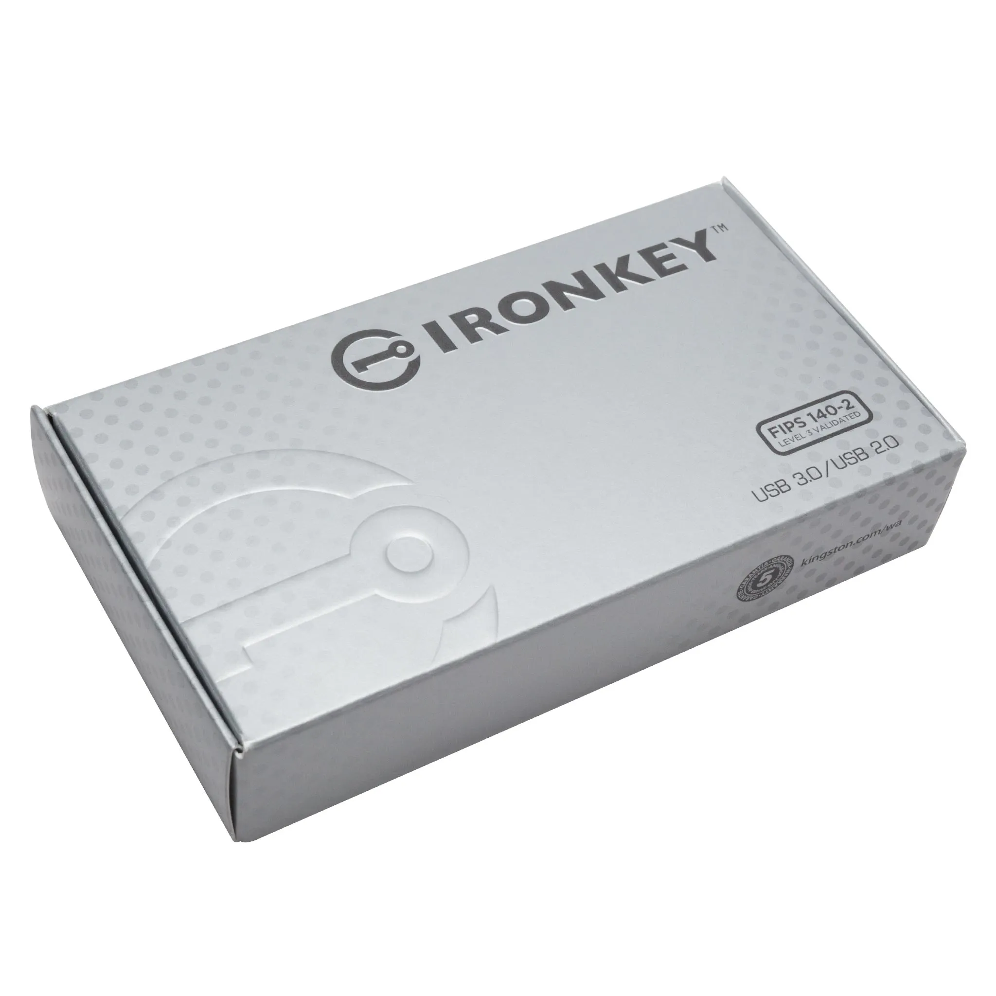 Kingston IronKey D300S USB 3.2 Gen 1 128GB memory stick, Black