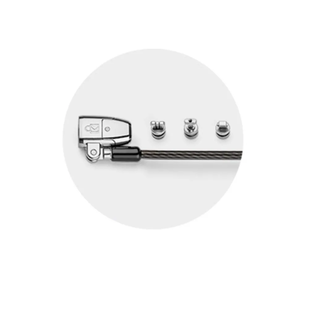 Kensington ClickSafe 2.0 3-in-1 Keyed Laptop Lock (T-Bar, Nano &amp; Wedge Anchors)